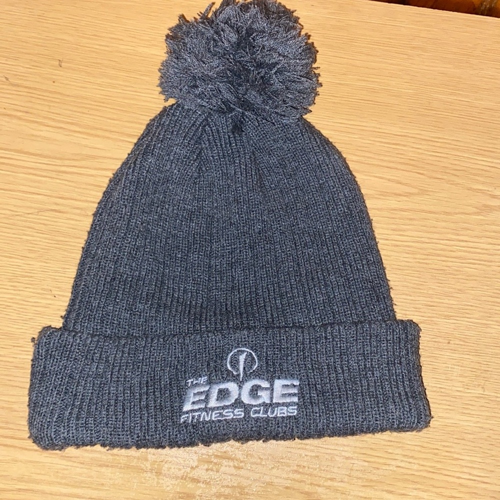 The Edge Fitness Clubs Gray Knit Beanie